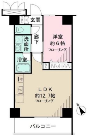東武東上線 上板橋駅 徒歩7分 10階建 築12年の間取り写真
