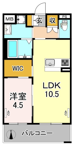地下鉄谷町線 喜連瓜破駅 徒歩4分 3階建 築3年の間取り写真