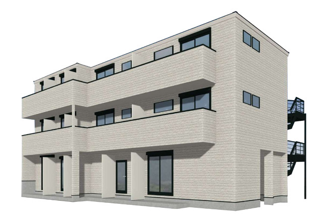建物外観　※ＣＧによる完成予想図のため、実際と異なる場合がございます。