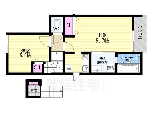 Ys courtの間取り写真