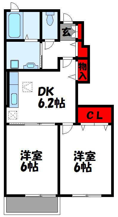 メゾングラースIIの間取り