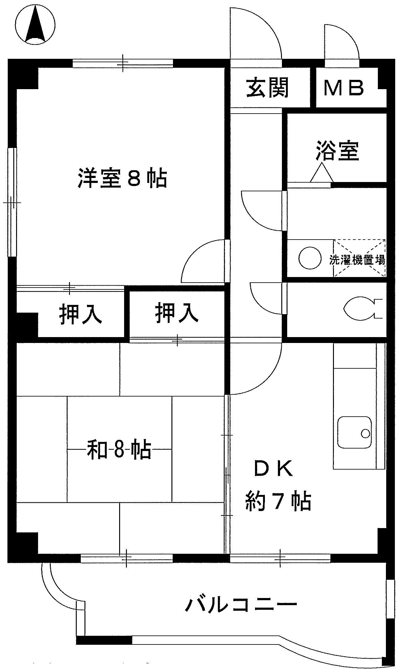 【ブローエブランの間取り】