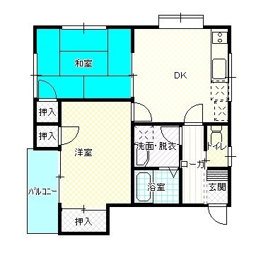 リバーハイム悠の間取り