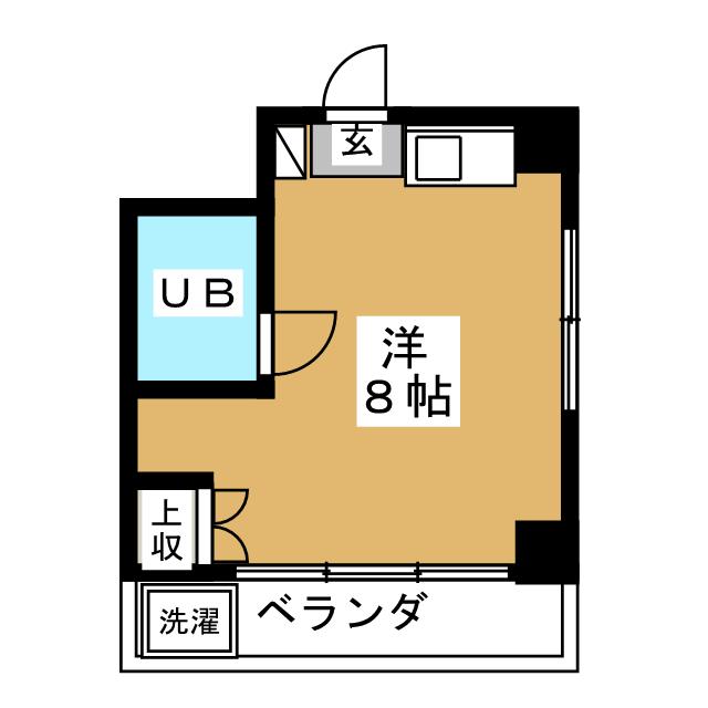 東京都中野区中央４（マンション）の賃貸物件の間取り