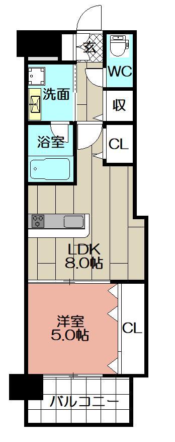 コンプレート金田の間取り