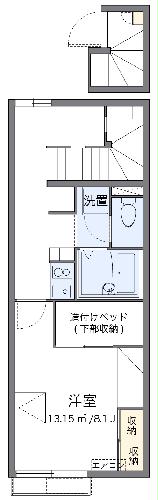 レオパレスメゾンリッツの間取り