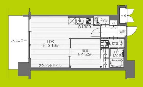 プレジオ森之宮の間取り