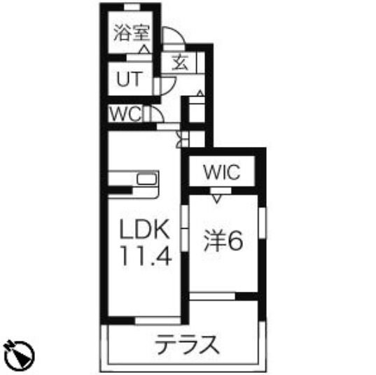 プランドールアネックスの間取り