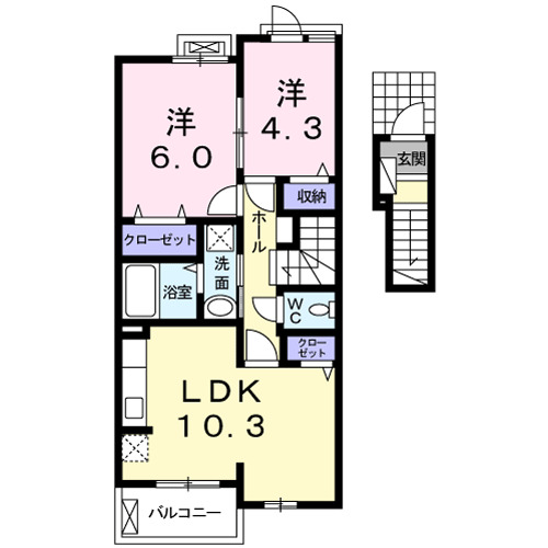 エアリーIIの間取り