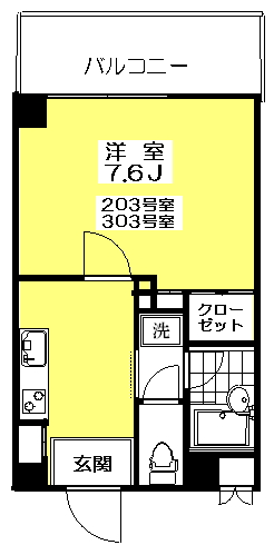 R・ベル玉堤の間取り