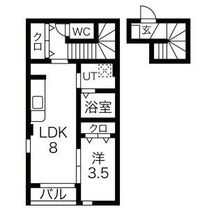 エレシス女川の間取り