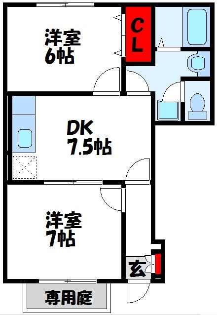 エコパラダイス宗像の間取り