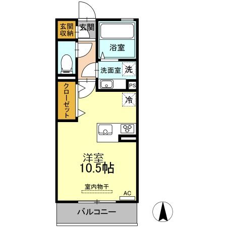 マーレ（嘉島）の間取り