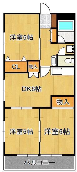 ふぁみーる志徳の間取り