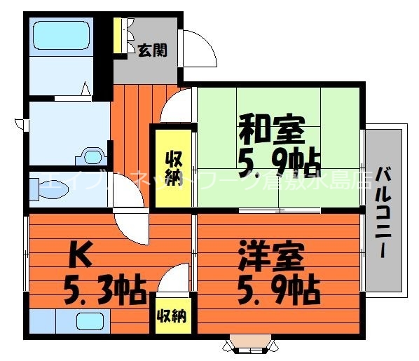 パシフィックコートIIの間取り