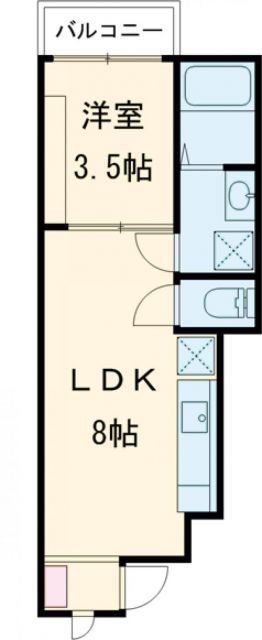 アイヒルズ　ラシックの間取り