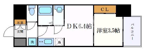 プレサンス上前津エレスタの間取り