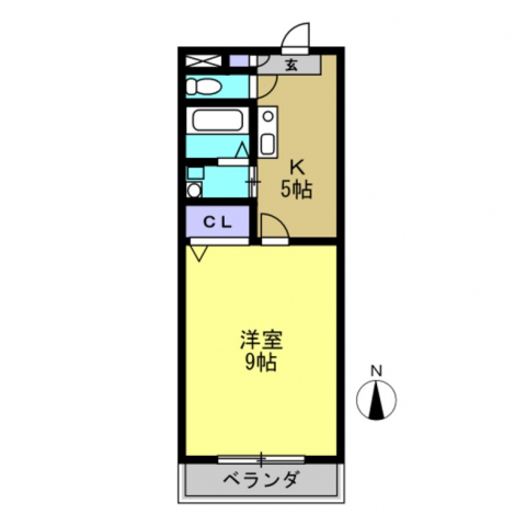 【瀬々ら木ハイツの間取り】