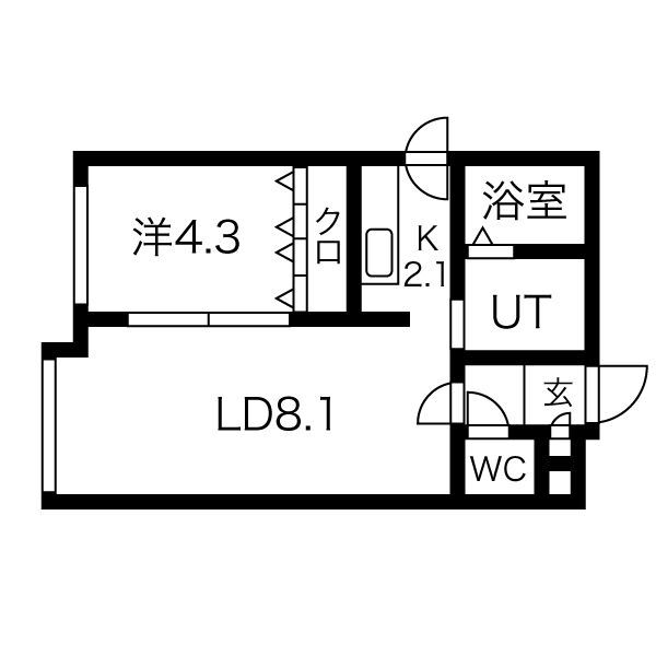 ディスティニーIIの間取り