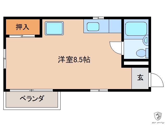 多治見市昭和町のアパートの間取り