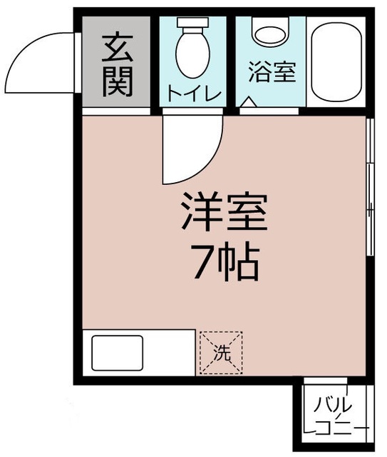 【コーポイン長居B棟の間取り】