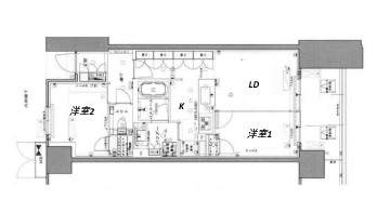 【江東区有明のマンションの間取り】