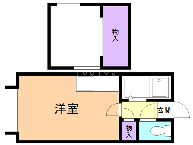 アスティオン２４３の間取り