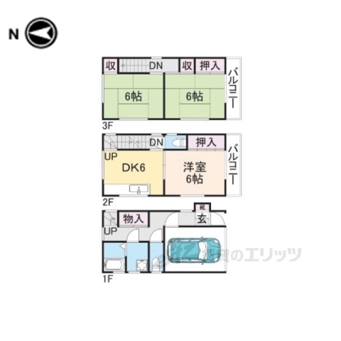 交野市私部のその他の間取り