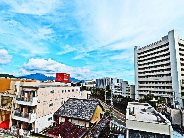 【静岡市葵区馬場町のマンションの眺望】