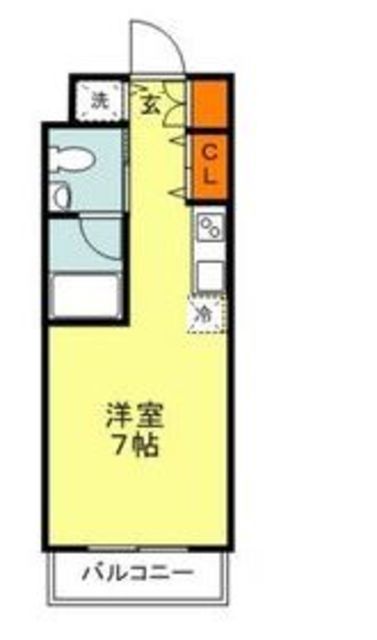 横浜市青葉区柿の木台のマンションの間取り