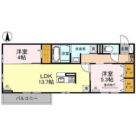 ＬＡＺＯ　ｔｅｒｒａｃｅ（ラソテラス）の間取り