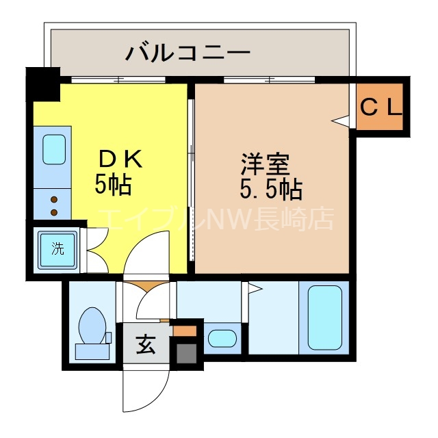 ラフィネ樺島の間取り