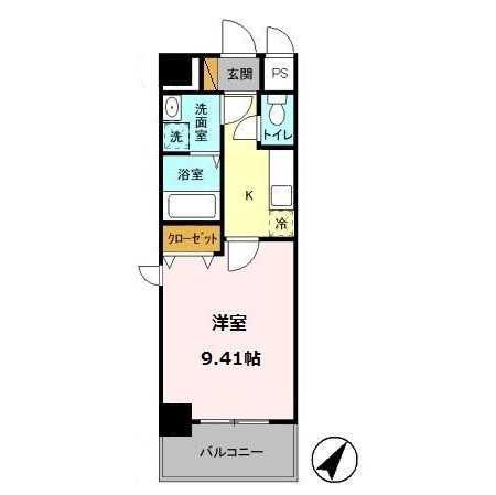 ＧＲＡＮＤ　ＲＩＳＥ　住居の間取り