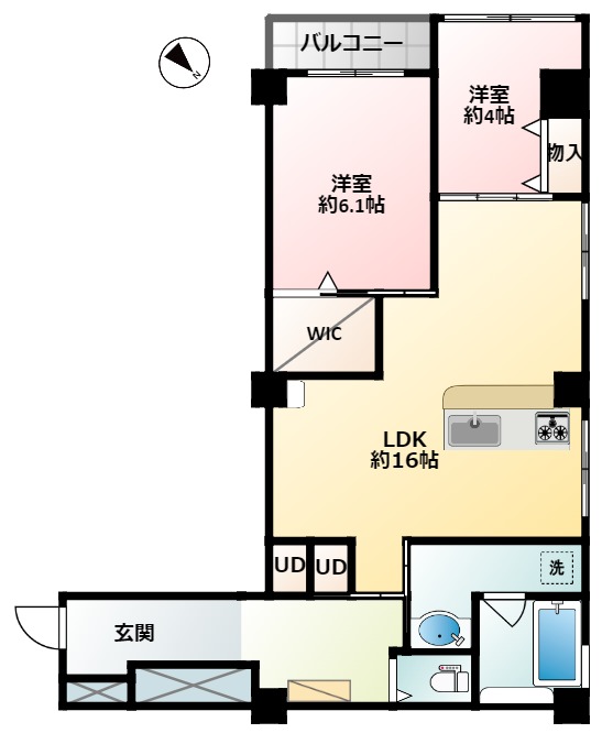 メゾンドール高田馬場の間取り