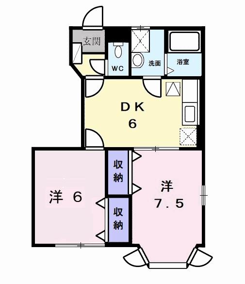 エヴァーグリーンヒルズの間取り