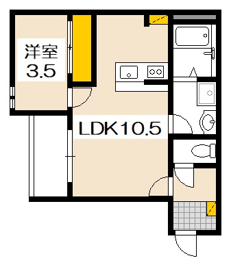 ラグーナ地御前の間取り