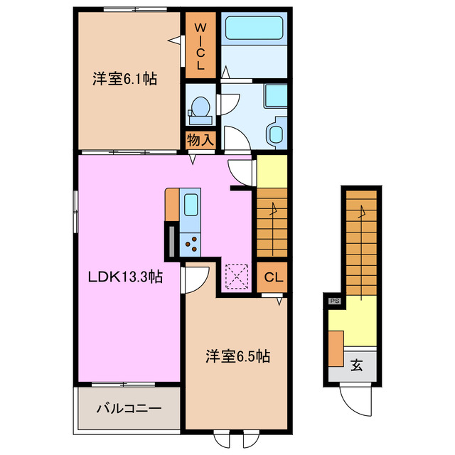 ローレル　IIの間取り