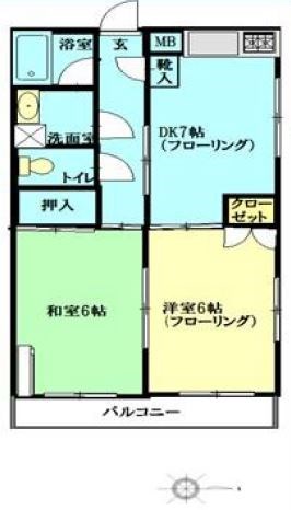 センマナーホームズ南阿佐ヶ谷の間取り