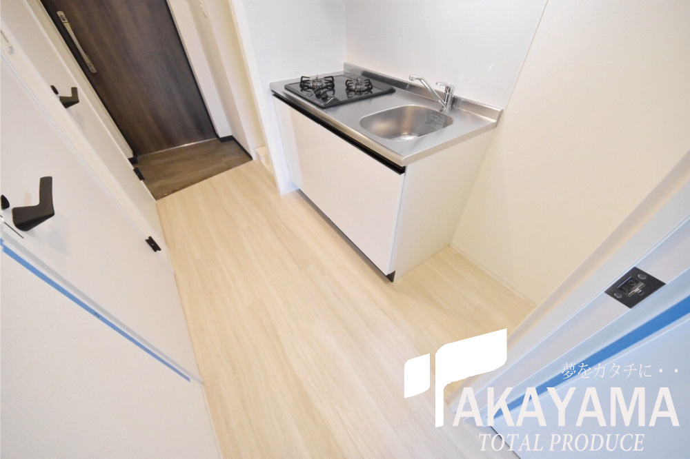 居室・リビング　キッチン、広々スペースがあり使い勝手◎