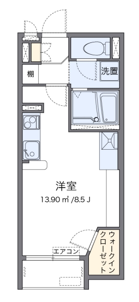 【テネレッツァの間取り】