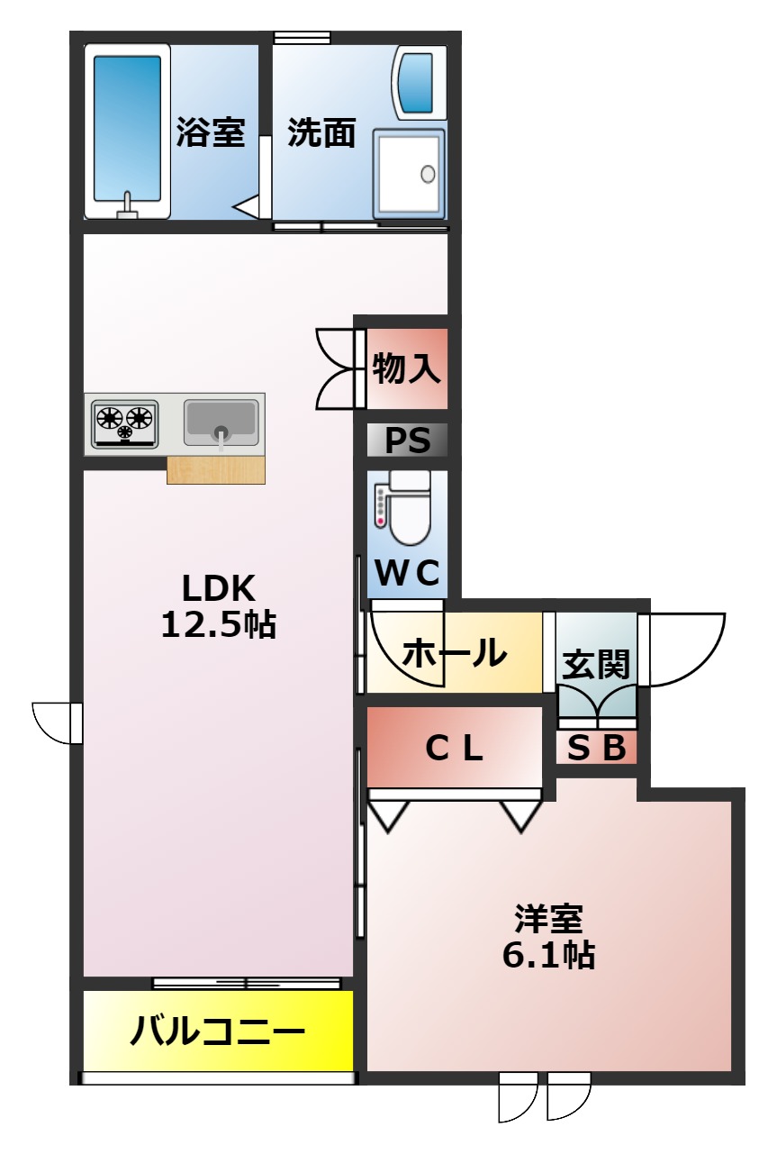 Ｃａｓａ　Ｒｏnｄｉｎｅの間取り