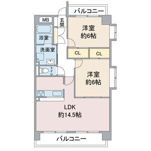 レージュ竜泉の間取り