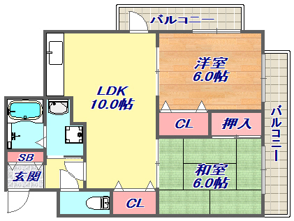 サイレンス１の間取り