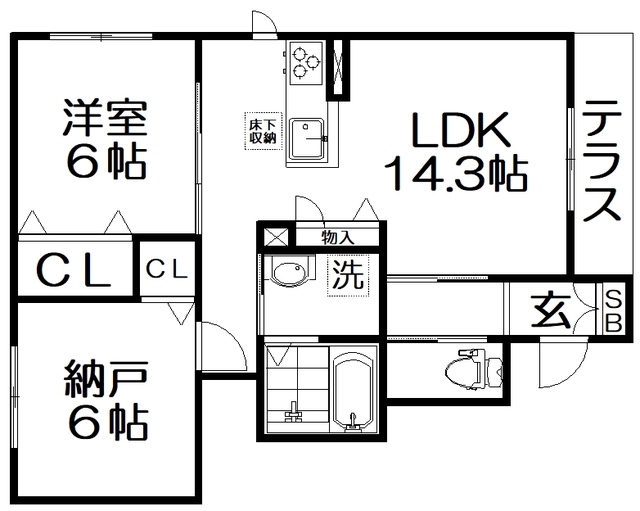 シャーメゾン大師の間取り