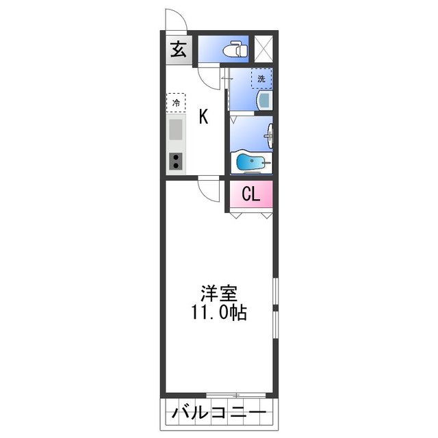 フジパレス市駅東III番館の間取り