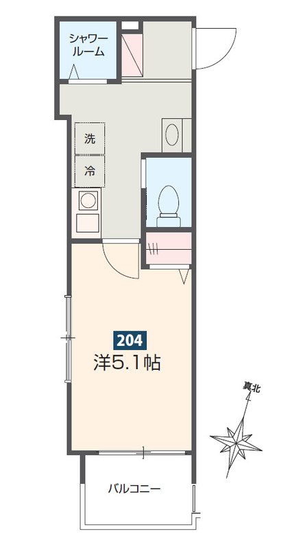 綾瀬市寺尾北のアパートの間取り