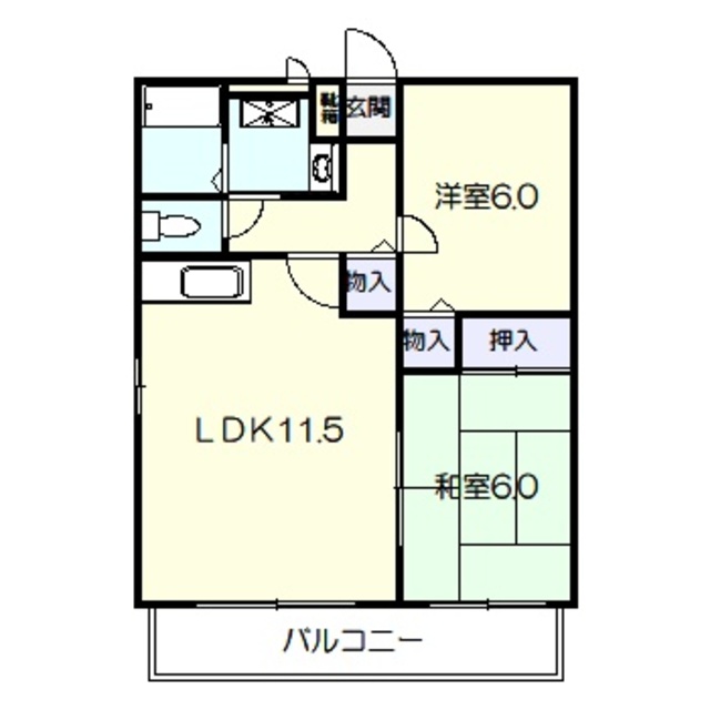 グランパルクの間取り