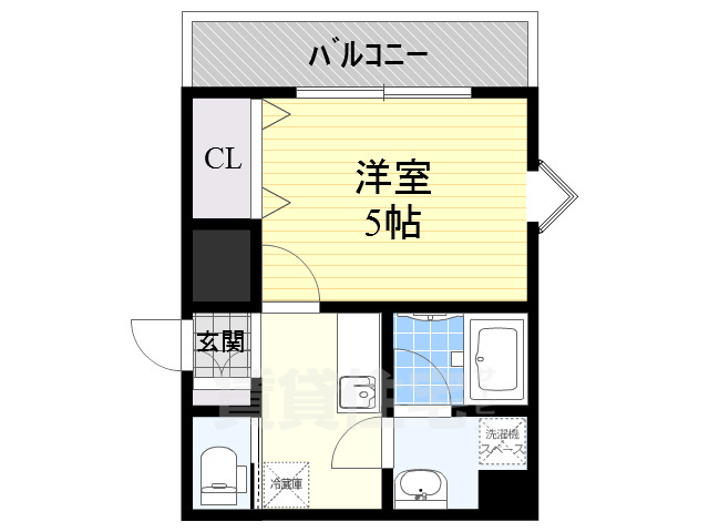 茨木市天王のマンションの間取り