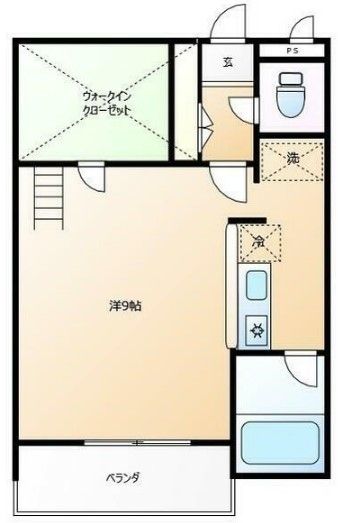 セザンヌ飯村Ｂの間取り