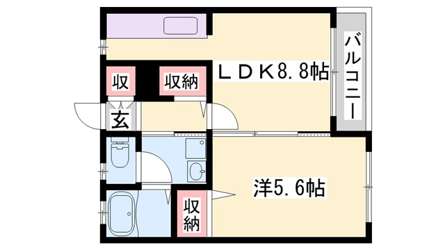 コート・ＮＯＭＵＲＡの間取り